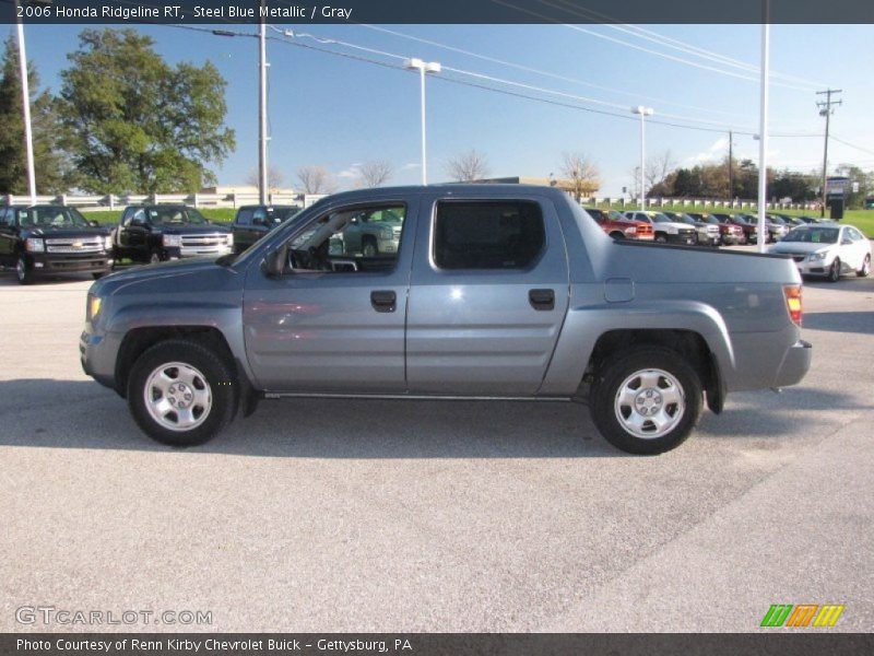 Steel Blue Metallic / Gray 2006 Honda Ridgeline RT