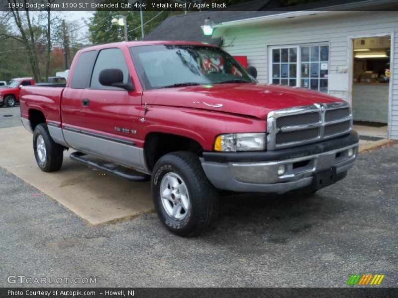 Metallic Red / Agate Black 1999 Dodge Ram 1500 SLT Extended Cab 4x4