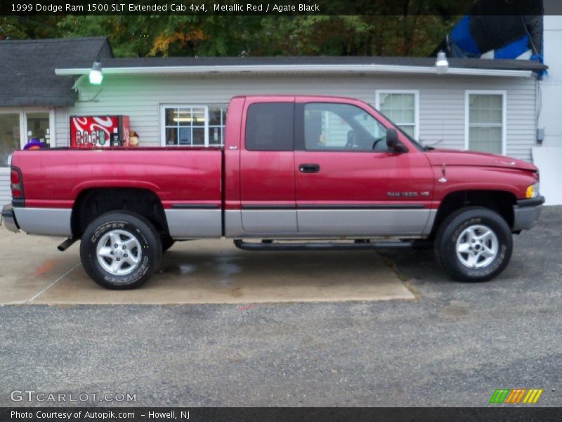 Metallic Red / Agate Black 1999 Dodge Ram 1500 SLT Extended Cab 4x4