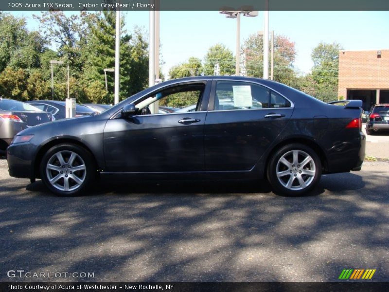 Carbon Gray Pearl / Ebony 2005 Acura TSX Sedan