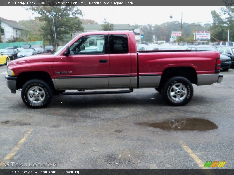 Metallic Red / Agate Black 1999 Dodge Ram 1500 SLT Extended Cab 4x4