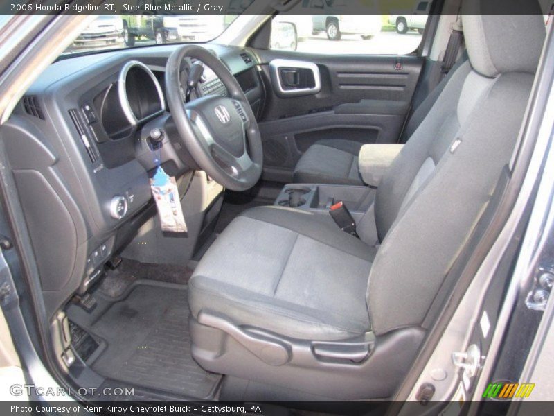 Steel Blue Metallic / Gray 2006 Honda Ridgeline RT