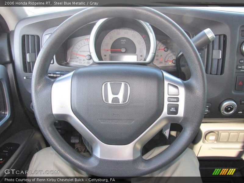 Steel Blue Metallic / Gray 2006 Honda Ridgeline RT