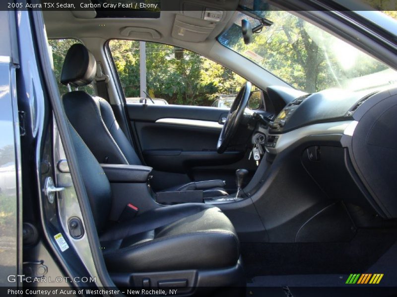 Carbon Gray Pearl / Ebony 2005 Acura TSX Sedan