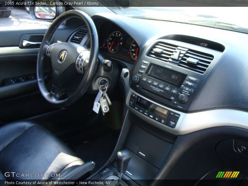 Carbon Gray Pearl / Ebony 2005 Acura TSX Sedan