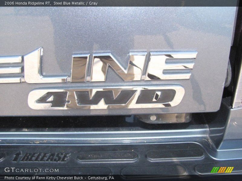 Steel Blue Metallic / Gray 2006 Honda Ridgeline RT