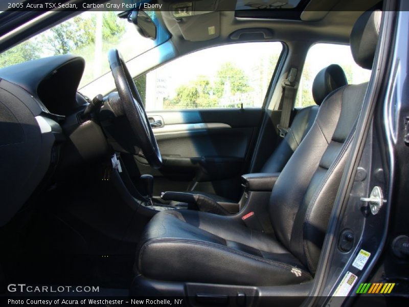 Carbon Gray Pearl / Ebony 2005 Acura TSX Sedan