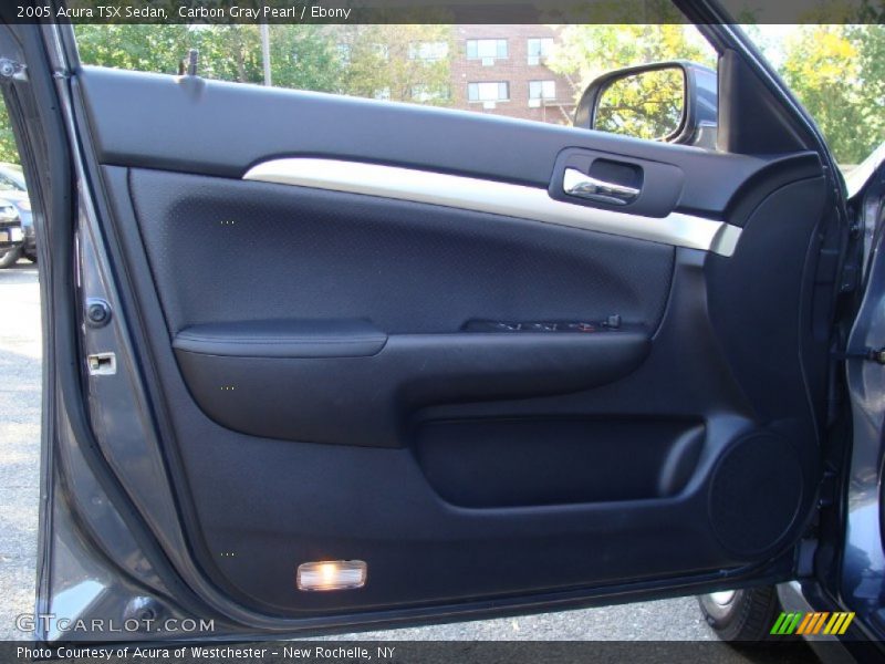 Carbon Gray Pearl / Ebony 2005 Acura TSX Sedan