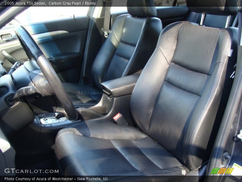 Carbon Gray Pearl / Ebony 2005 Acura TSX Sedan