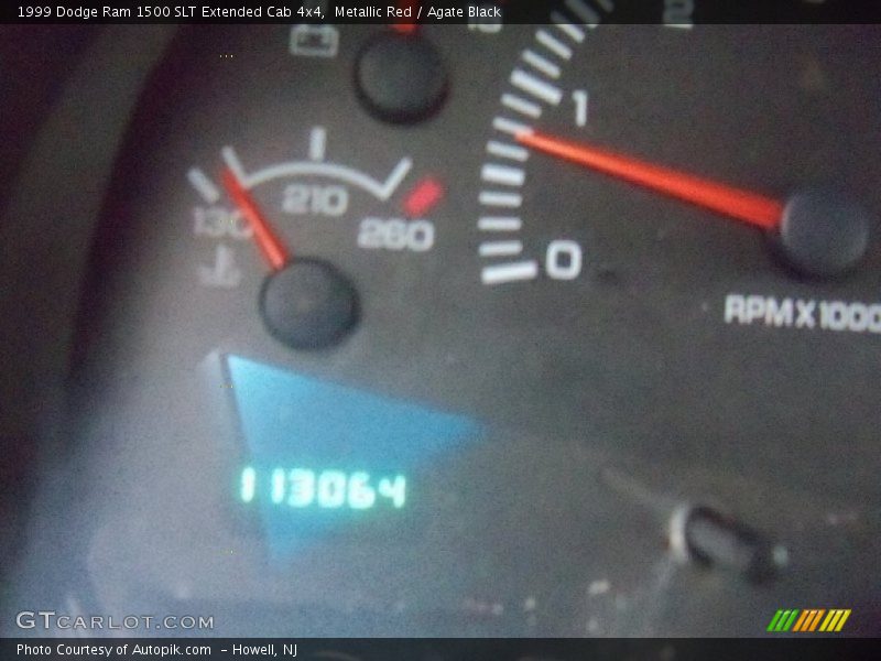 Metallic Red / Agate Black 1999 Dodge Ram 1500 SLT Extended Cab 4x4