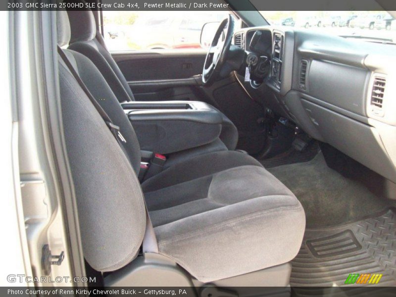 Pewter Metallic / Dark Pewter 2003 GMC Sierra 2500HD SLE Crew Cab 4x4