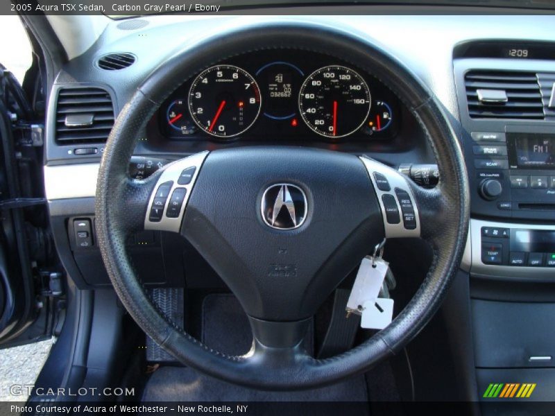 Carbon Gray Pearl / Ebony 2005 Acura TSX Sedan