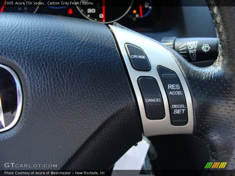 Carbon Gray Pearl / Ebony 2005 Acura TSX Sedan