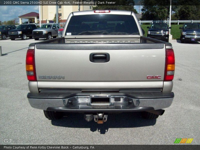 Pewter Metallic / Dark Pewter 2003 GMC Sierra 2500HD SLE Crew Cab 4x4
