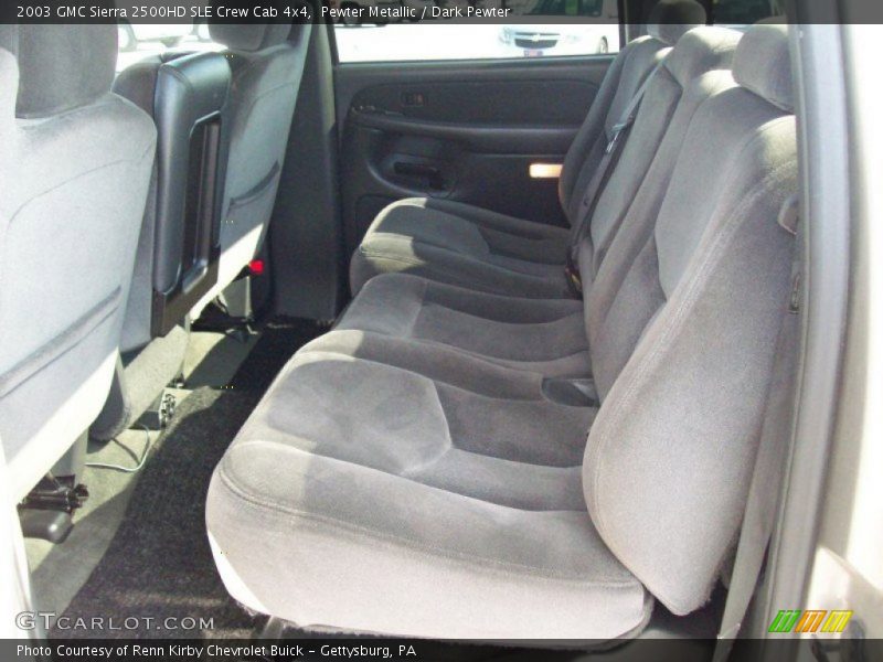 Pewter Metallic / Dark Pewter 2003 GMC Sierra 2500HD SLE Crew Cab 4x4