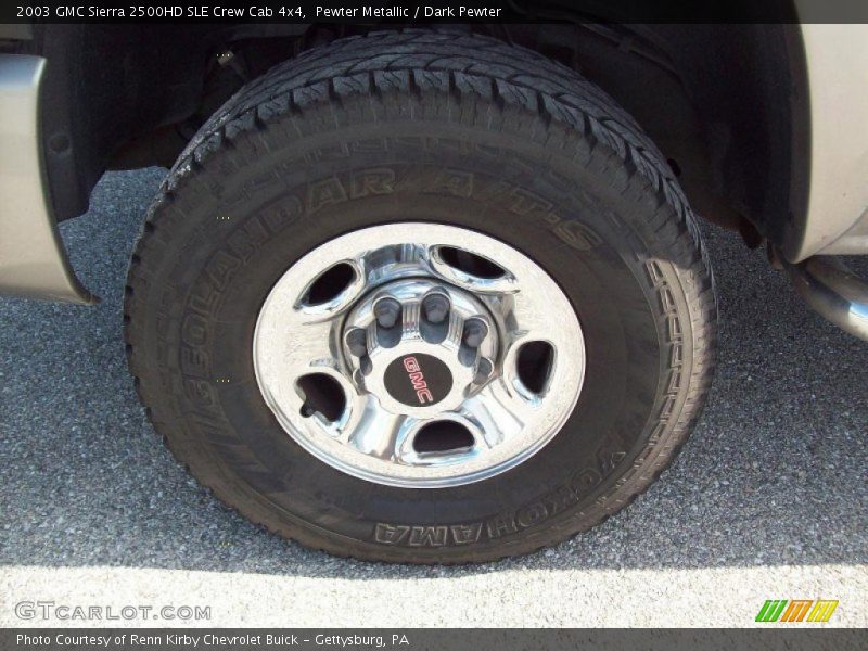 Pewter Metallic / Dark Pewter 2003 GMC Sierra 2500HD SLE Crew Cab 4x4