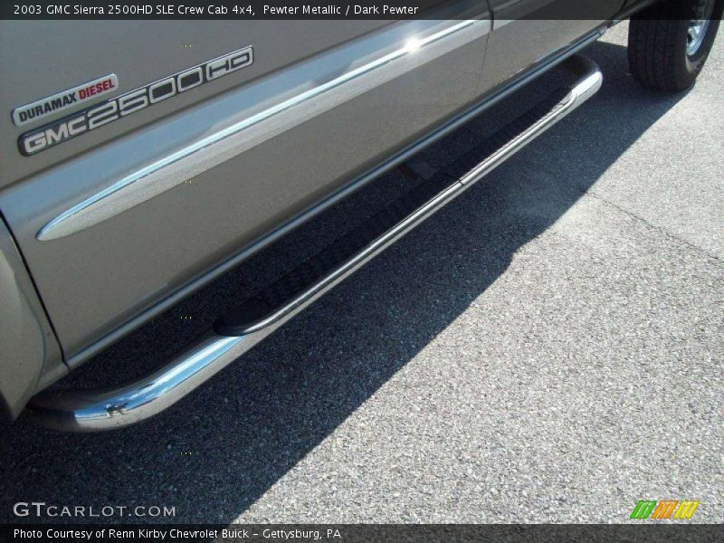 Pewter Metallic / Dark Pewter 2003 GMC Sierra 2500HD SLE Crew Cab 4x4