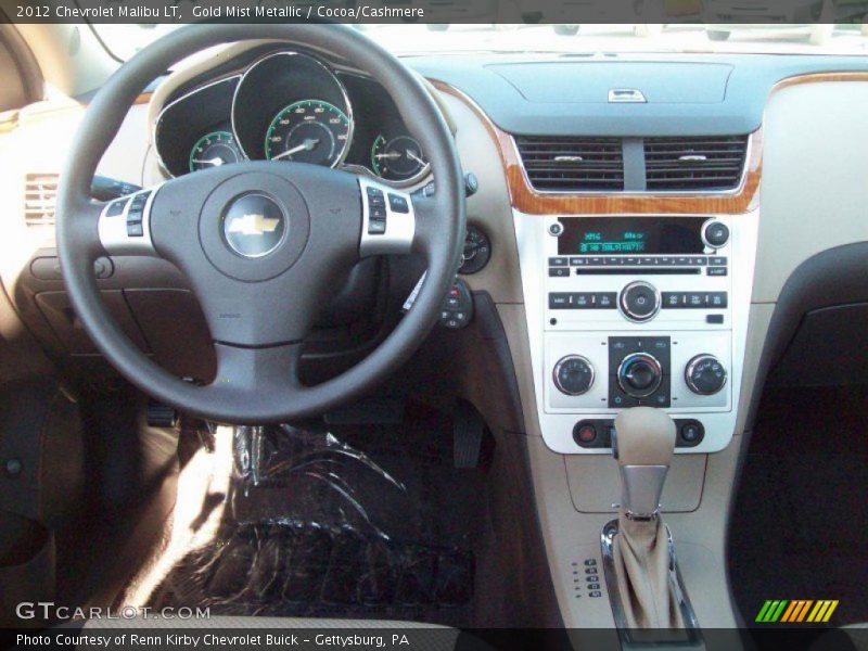 Gold Mist Metallic / Cocoa/Cashmere 2012 Chevrolet Malibu LT