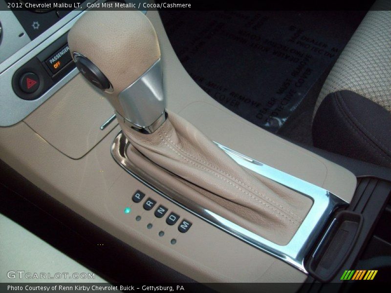 Gold Mist Metallic / Cocoa/Cashmere 2012 Chevrolet Malibu LT