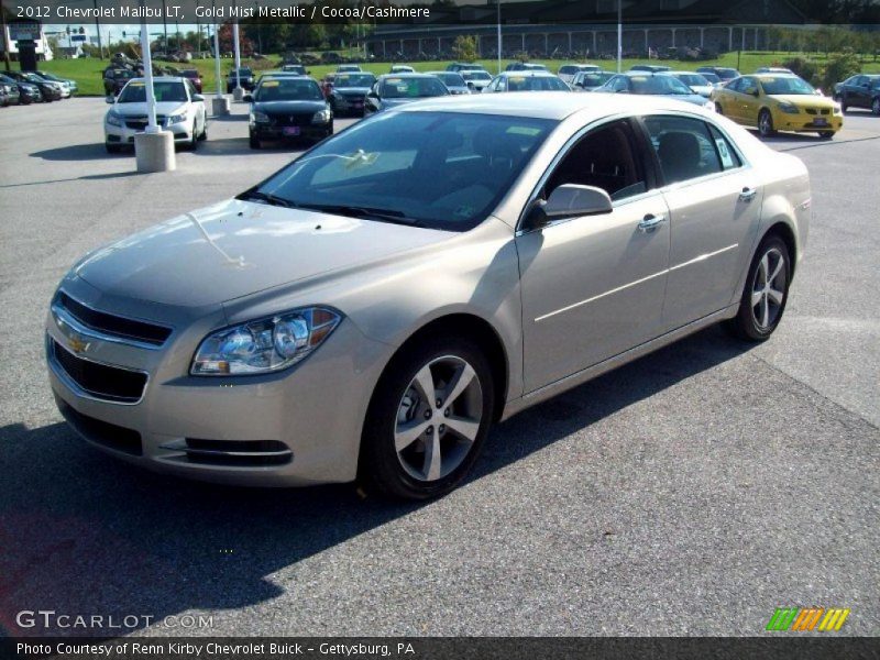 Gold Mist Metallic / Cocoa/Cashmere 2012 Chevrolet Malibu LT