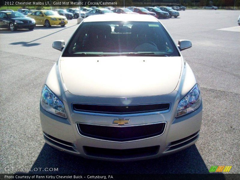 Gold Mist Metallic / Cocoa/Cashmere 2012 Chevrolet Malibu LT