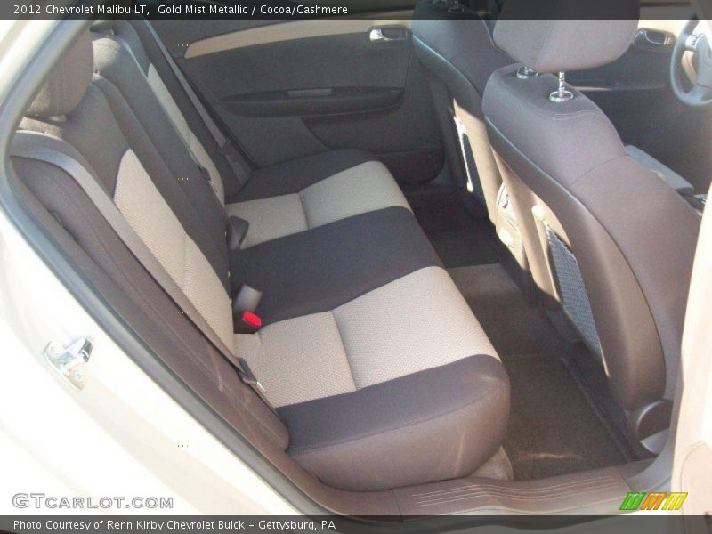 Gold Mist Metallic / Cocoa/Cashmere 2012 Chevrolet Malibu LT