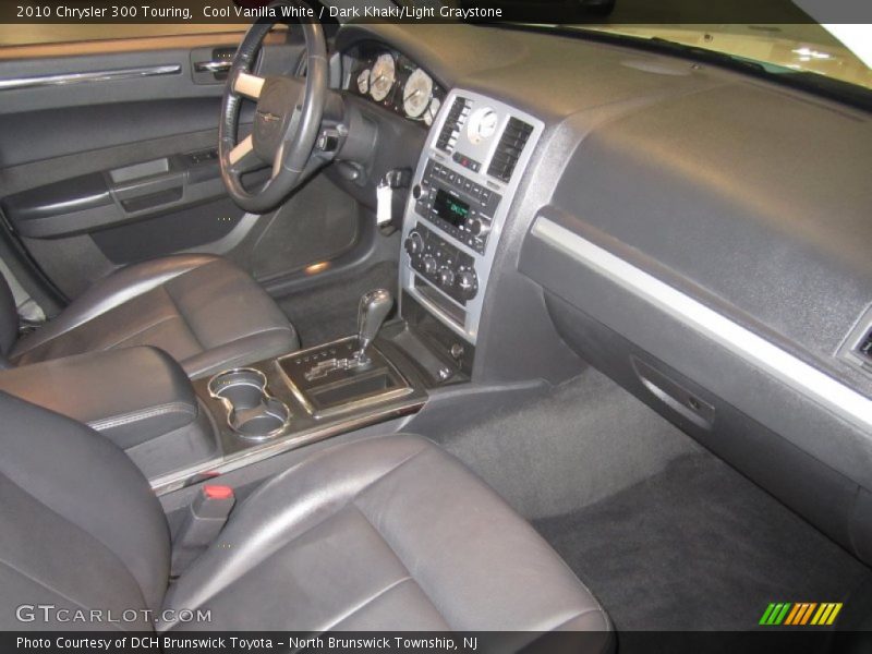 Cool Vanilla White / Dark Khaki/Light Graystone 2010 Chrysler 300 Touring