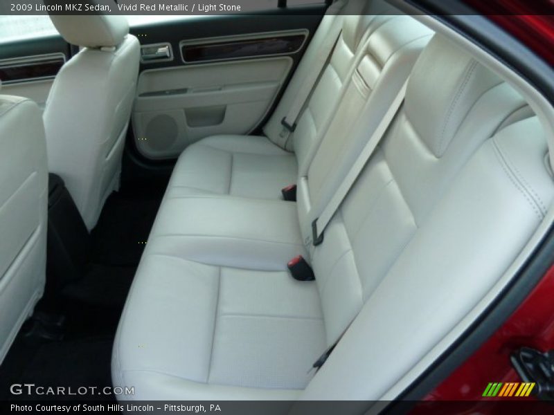 Vivid Red Metallic / Light Stone 2009 Lincoln MKZ Sedan