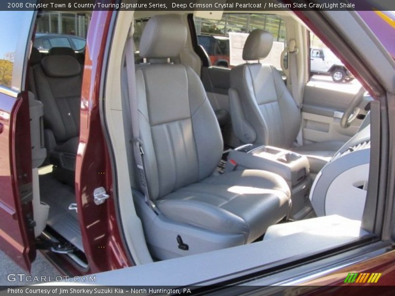 Deep Crimson Crystal Pearlcoat / Medium Slate Gray/Light Shale 2008 Chrysler Town & Country Touring Signature Series