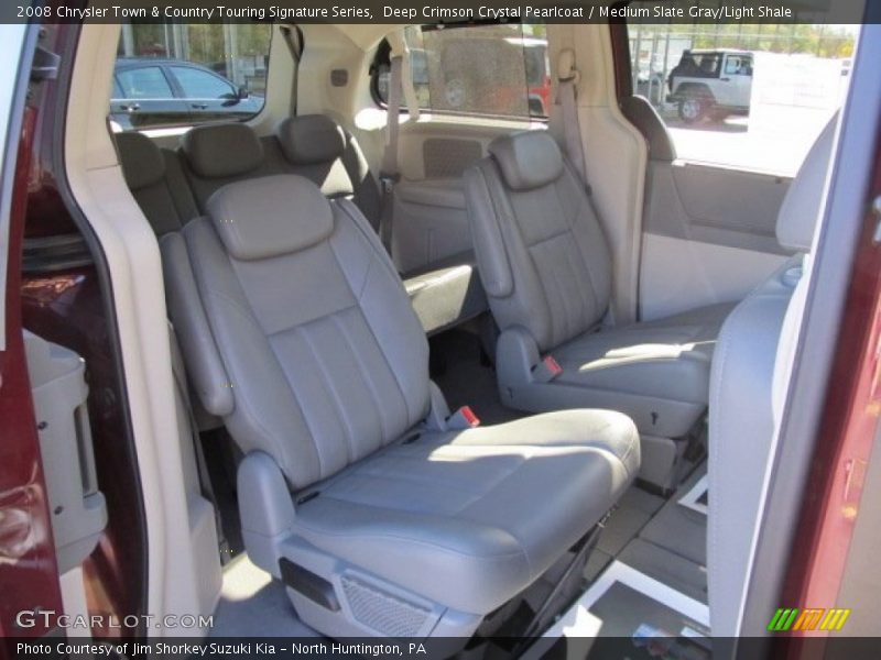 Deep Crimson Crystal Pearlcoat / Medium Slate Gray/Light Shale 2008 Chrysler Town & Country Touring Signature Series