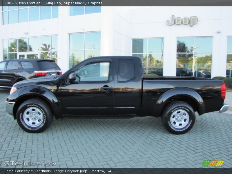 Super Black / Graphite 2009 Nissan Frontier SE King Cab