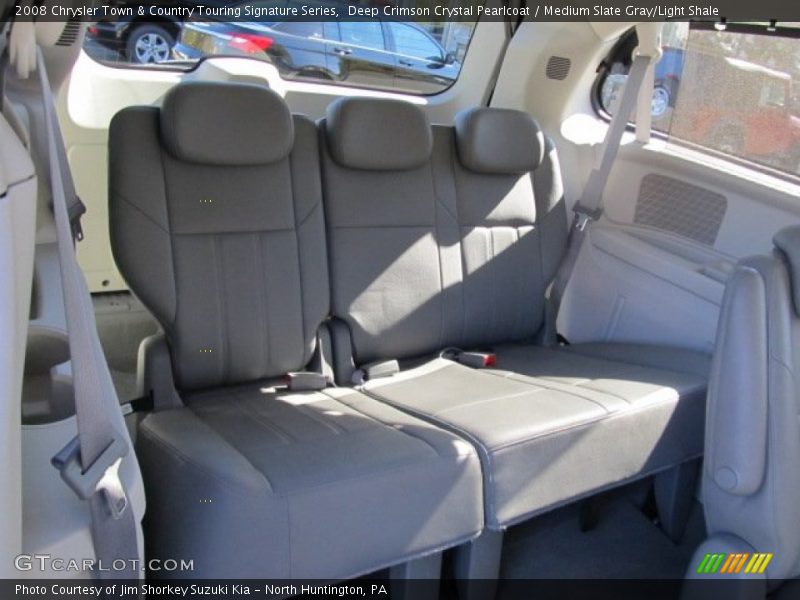 Deep Crimson Crystal Pearlcoat / Medium Slate Gray/Light Shale 2008 Chrysler Town & Country Touring Signature Series