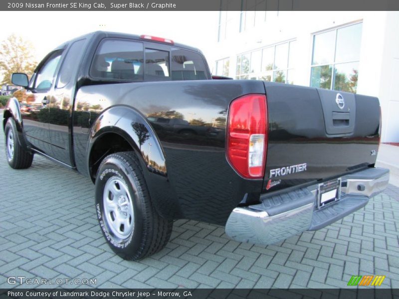 Super Black / Graphite 2009 Nissan Frontier SE King Cab