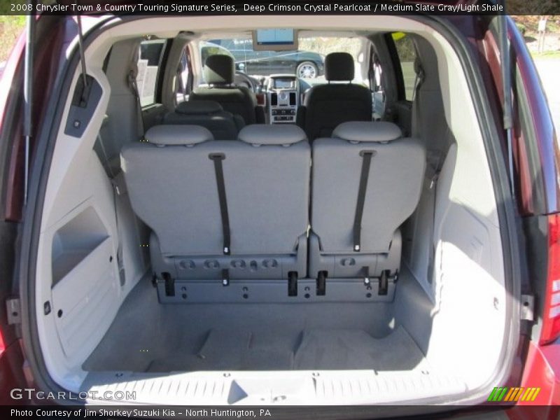 Deep Crimson Crystal Pearlcoat / Medium Slate Gray/Light Shale 2008 Chrysler Town & Country Touring Signature Series