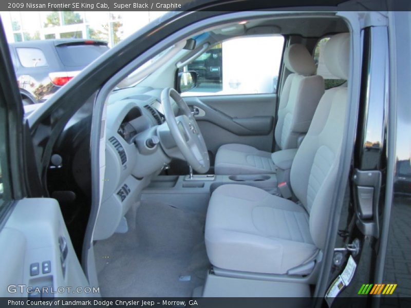  2009 Frontier SE King Cab Graphite Interior