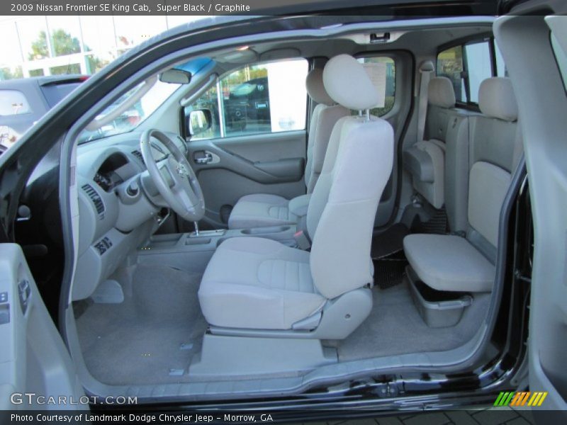  2009 Frontier SE King Cab Graphite Interior