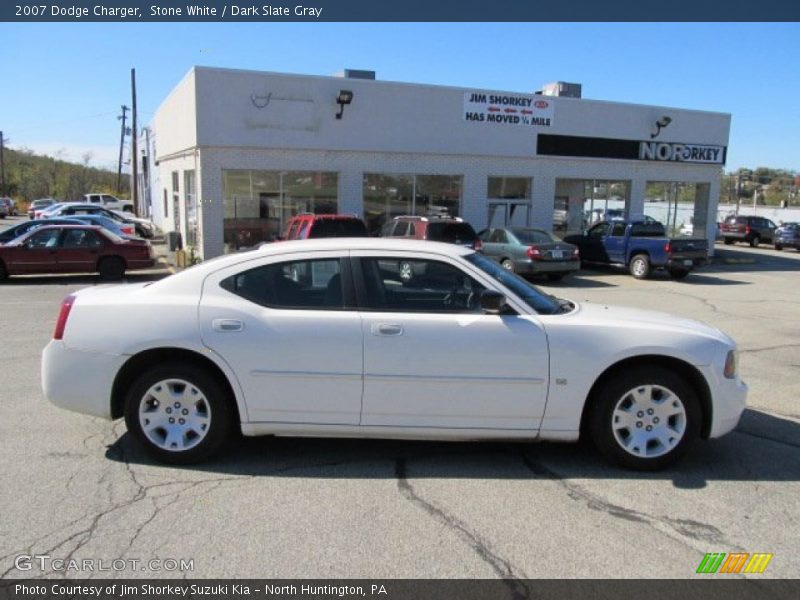 Stone White / Dark Slate Gray 2007 Dodge Charger