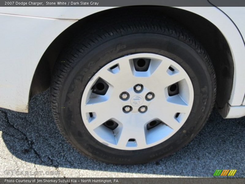 Stone White / Dark Slate Gray 2007 Dodge Charger