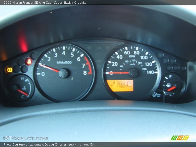  2009 Frontier SE King Cab SE King Cab Gauges