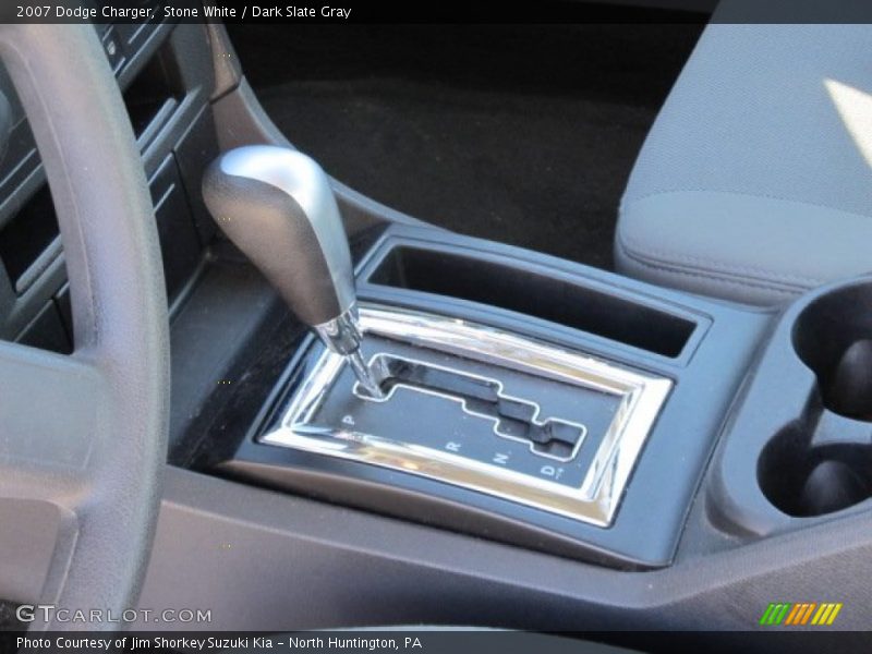 Stone White / Dark Slate Gray 2007 Dodge Charger