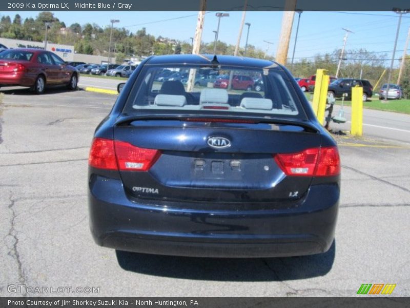 Midnite Blue / Gray 2009 Kia Optima LX