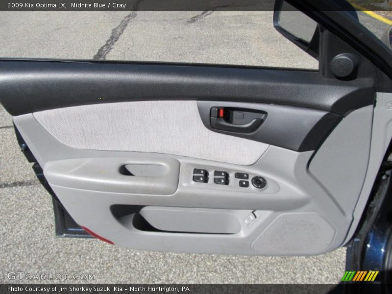 Midnite Blue / Gray 2009 Kia Optima LX