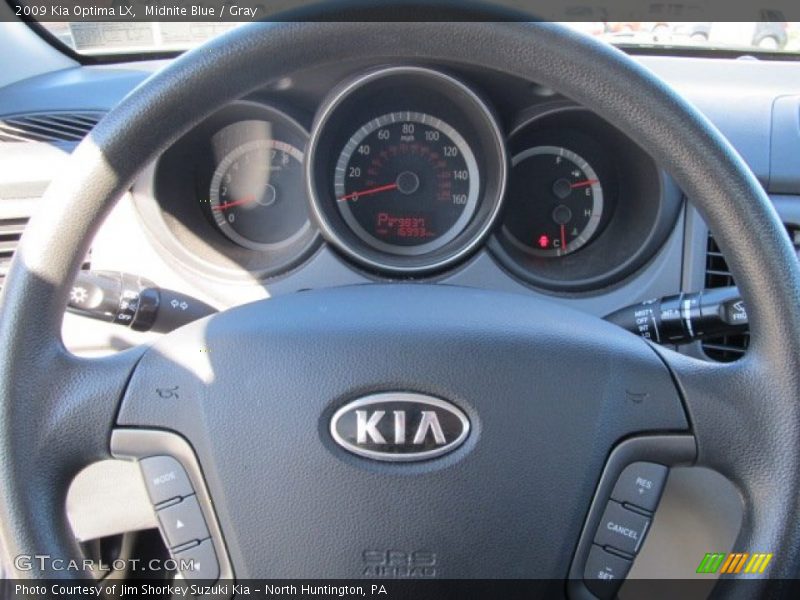 Midnite Blue / Gray 2009 Kia Optima LX