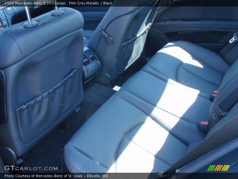 Flint Grey Metallic / Black 2009 Mercedes-Benz E 350 Sedan