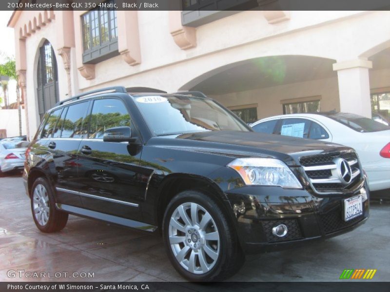 Black / Black 2010 Mercedes-Benz GLK 350 4Matic