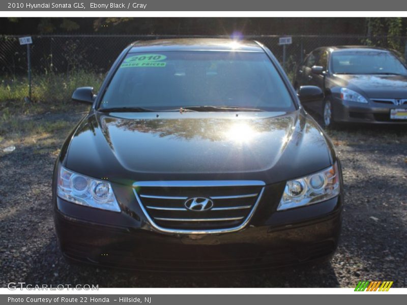 Ebony Black / Gray 2010 Hyundai Sonata GLS