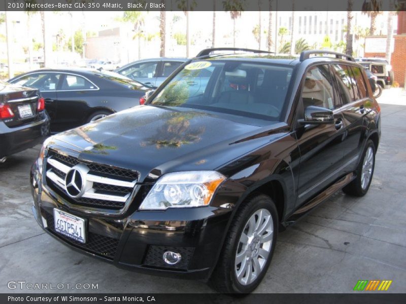Black / Black 2010 Mercedes-Benz GLK 350 4Matic