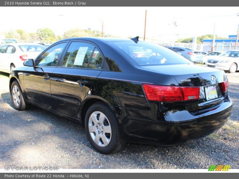 Ebony Black / Gray 2010 Hyundai Sonata GLS
