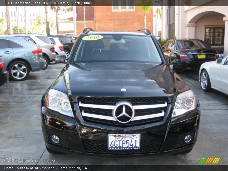 Black / Black 2010 Mercedes-Benz GLK 350 4Matic