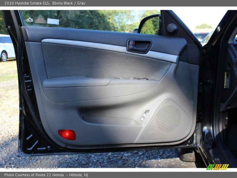 Ebony Black / Gray 2010 Hyundai Sonata GLS